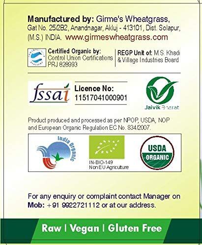 Wheat Grass Powder - 3Gx30 Sachet X Pack Of 4 (30Sx4)